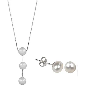 Souprava šperků JwL Luxury Pearls JL0431 a JL0026