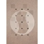 FLOORLUX silver/black 20079 bouclé kusový koberec Velikost: 120/170