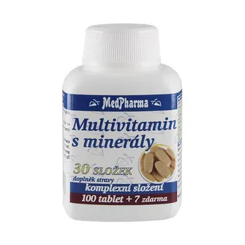 Medpharma Multivitamin s minerály 50 plus 107 tbl.
