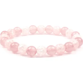 Náramek Moni - dámský náramek jadeit křišťál praskaný