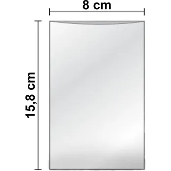 Potravinová fólie Sáčky celofánové 80 x 158 mm - čiré - ploché dno