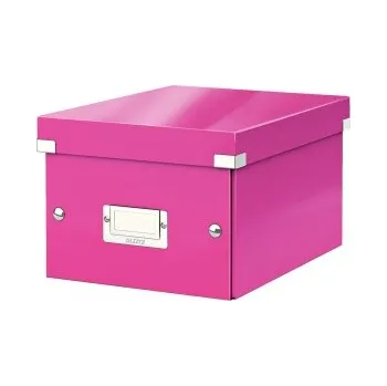 Archivační box Krabice Leitz Click & Store - S malá / růžová