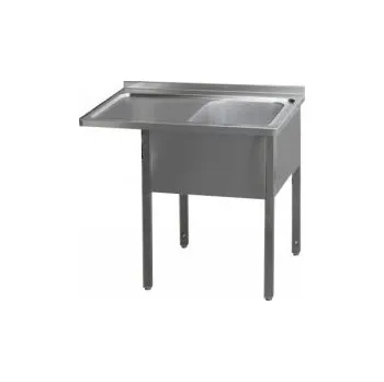 Nerezový dřez Stůl pracovní jednodřez MSJOL/M 160x70x90 REDFOX