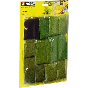 Modelová železnice NOCH 07066 Statická tráva - 9 druhů 1,5-2,5mm 170g NO07066