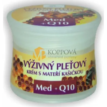 Pleťový krém Výživný pleťový krém - MK, med, Q10 51ml