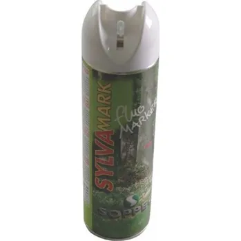 Barva ve spreji Značkovací sprej na dřevo Fluo Marker, bílá