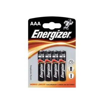Článková baterie Baterie Energizer alkalické - baterie mikrotužka AAA / 4 ks