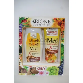 Tělové mléko Kazeta MED - tělové mléko+balzám na ruce