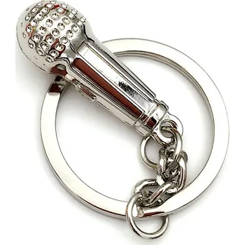 Přívěsek na klíče hudební mikrofon