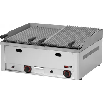 Kuchyňský gril Gril lávový plynový GL 60 GS dvojitý REDFOX
