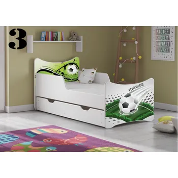 Dětská postel Plastiko Dětská postel Fotbal - 3 - 140x70