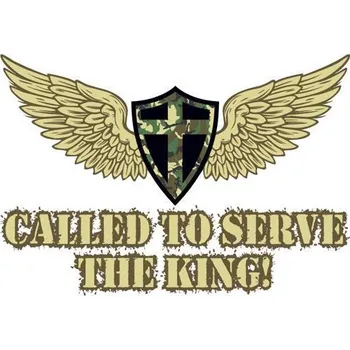 Odstranitelné tetování Maskáčový motiv Called To Serve The King - nalepovací tetování