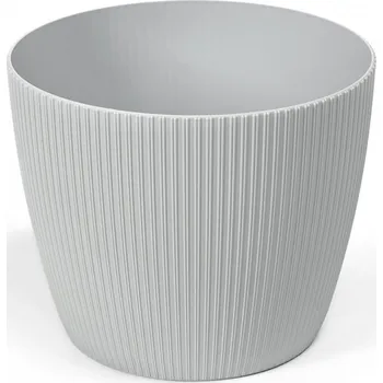 Květináč Plastový květináč Magnolia Jumper 300 mm, světle šedý