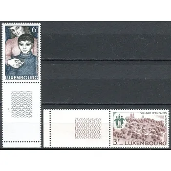 Poštovní známka (1968) MiNr. 775 - 776 ** - Lucembursko - K - SOS dětská vesnička Mersch
