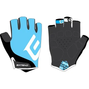 Cyklistické rukavice Extend ZHENA modrá-bílá XS (Rukavice dámské Extend ZHENA blue-white XS)