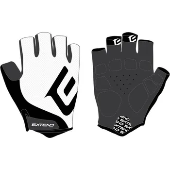 Cyklistické rukavice Extend ZHENA bílá-černá M (Rukavice dámské Extend ZHENA white-black M)