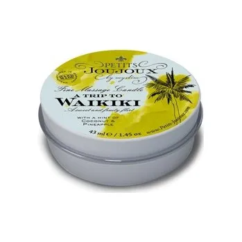 Erotický masážní přípravek Svíčka masážní PETITS JouJoux WAIKIKI 33 g - s kupónem KUP15 cena 128 Kč + extra diskrétní expedice