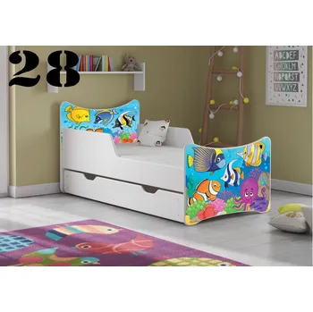 Dětská postel Plastiko Dětská postel Rybičky - 28 - 140x70