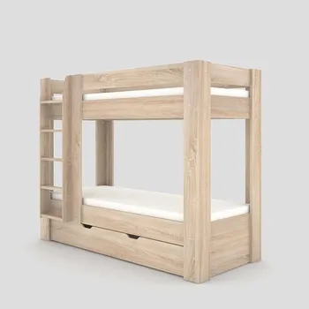 Dětská skříň Dětský pokoj patrová postel Rea Pikachu-dub sonoma Levá strana