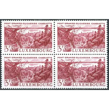 Poštovní známka (1966) MiNr. 737 ** - Lucembursko - 4-bl - krajiny