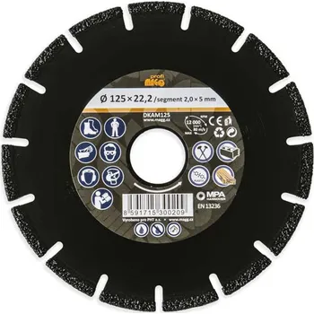 Řezný kotouč Magg DKAM125 Speciální diamantový řezný kotouč 125x22,2mm