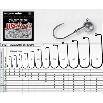 Rybářský háček Kamatsu – Jigová hlavička 14g/vel.5/0