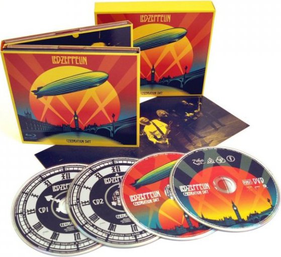 Celebration Day - Led Zeppelin [Deluxe Edition 2CD+DVD+BD] - Zbozi.cz