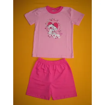 Chlapecké pyžamo Arex, ČR Pyžamo s potiskem, kr. rukáv + kraťasy Barva: růžová, Velikost: 104