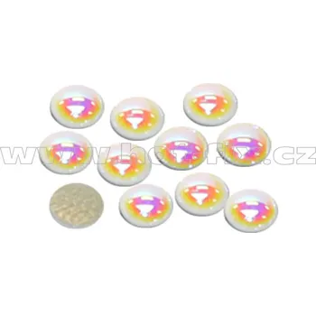 hot-fix perla barva SE210 perleť bílá, velikost 10mm, balení 100 nebo 500ks barva: hot-fix perla barva SE210 perleť bílá, velikost: velikost 10mm, prodejní balení: balení 100ks