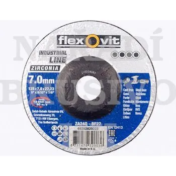 Brusný kotouč Flexovit Brusný kotouč 230x7x22,23 ZA24Q ZIRCONIA 8711479329111