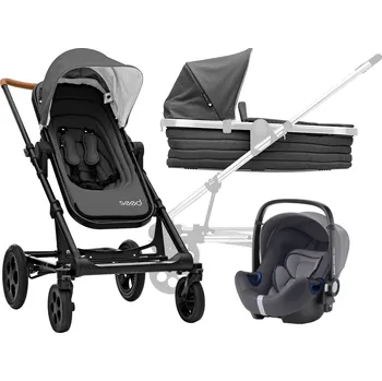 Kočárek Britax Römer Set Seed Papilio Black 2019