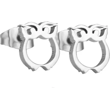 Náušnice Šperky4U Ocelové náušnice sovičky - OPN1070-ST