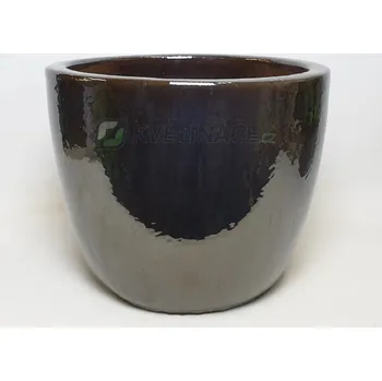 Květináč Metal Glaze Couple 53x49cm + doprava zdarma