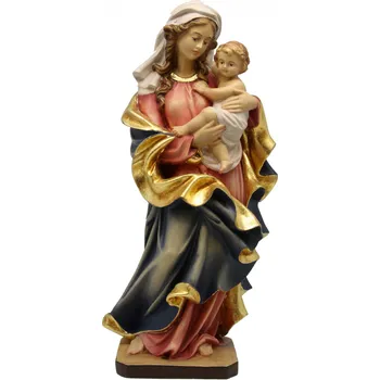 Vánoce Ornatis Madona s Ježíškem v náručí Provedení: Malovaná, Velikost stojících figur dospělých postav: 7,5 cm Dřevěná socha Panny Marie s Ježíškem v náručí