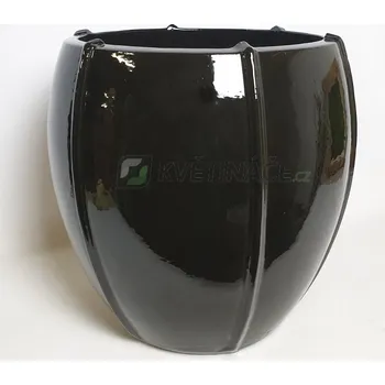 Květináč Moda Couple Black 55x55cm + doprava zdarma