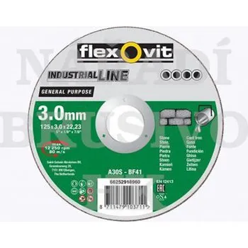 Řezný kotouč Flexovit Řezný kotouč 115x3x22,23 C30S GENERAL PURPOCE 8711479103704