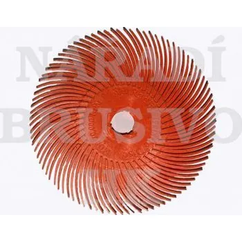 Drátěný kartáč 3M Kartáč 150x12,7x25,4 P 220 BRISTLE červený 7 ks 48011332130