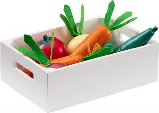 Dřevěná hračka Kids Concept Bedýnka se zeleninou