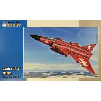 Plastikový model Special hobby 1/48 SAAB AJS-37 Viggen 'Show Must Go On'