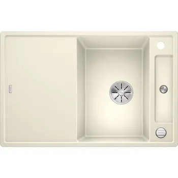 Blanco Axia III 45 S-F InFino Silgranit s excentrem P + skleněná krájecí deska, jasmín