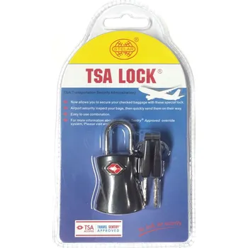 Příslušenství k zavazadlu Visací kódový zámek TSA - černá