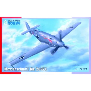 Plastikový model Special hobby 1/72 Messerschmitt Me 209V4 (2x camo)