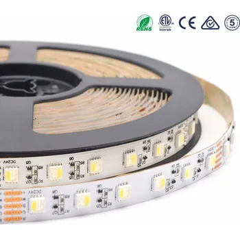 LED páska Ledshopik Hybridní PROFI RGBW pásek 4v1 LONG-15 | 5050 | 60LED | 12W | 24V | IP20 | 12MM | - RGBW - DENNÍ BÍLÁ 4000K