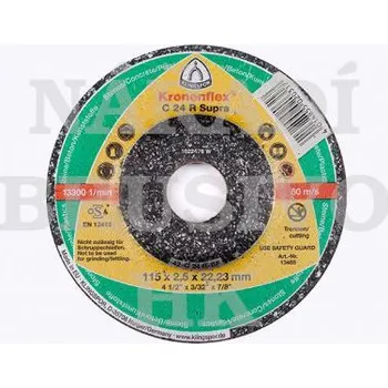 Řezný kotouč Klingspor Řezný kotouč 115x2,5x22,23 C24R SUPRA