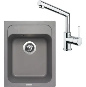Granitový dřez Sinks Titanium 72 dřez Classic 400 + baterie Mix 350 P