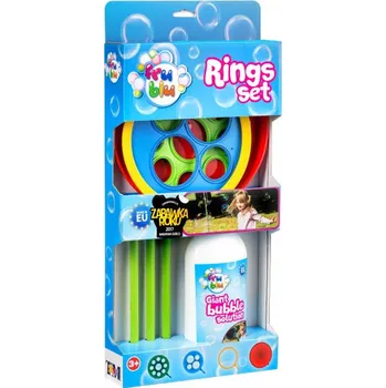 Bublifuk TM Toys Fru Blu Rings set velká sada na tvorbu bublin 500 ml