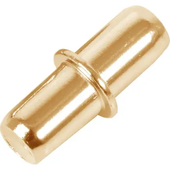 Nábytkové kování Podpěrka polic - 5/5mm mosaz