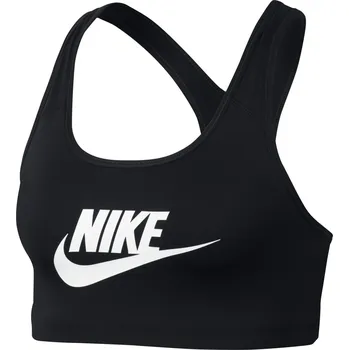 Podprsenka NIKE Classic Swoosh Futura Bra Black/White