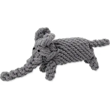 Hračka pro psa Dog Fantasy hračka splétaný slon 40 cm