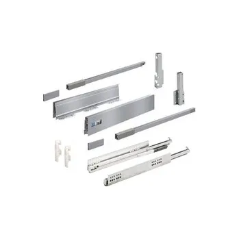 Nábytkové kování Atira Hetich 470 vysoký s rel. výška 144 mm, barva šedá